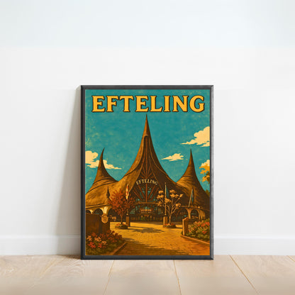 Efteling Vintage Travel Poster - Dreams and Dutch Legends
