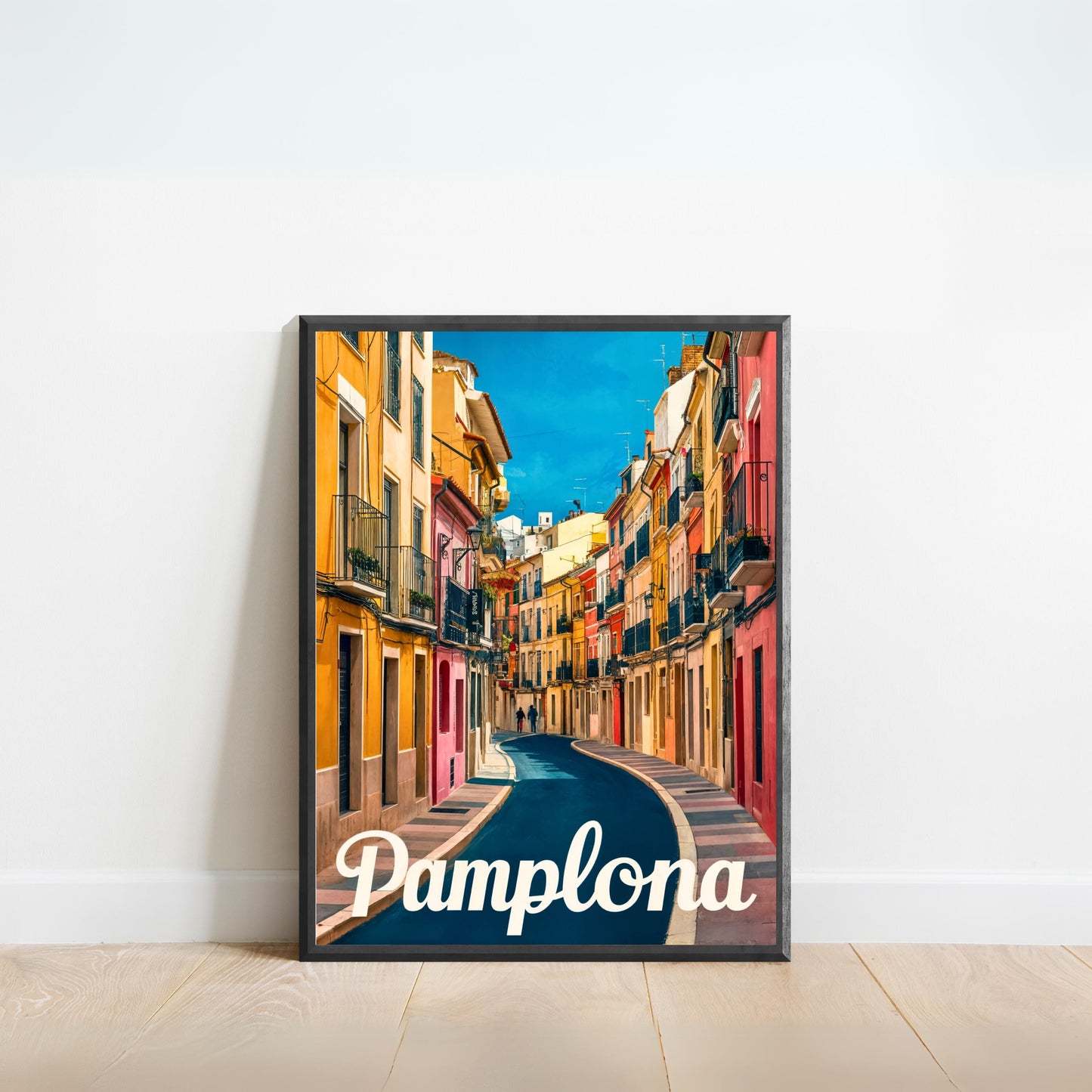 Pamplona Vintage Travel Poster - Spain History