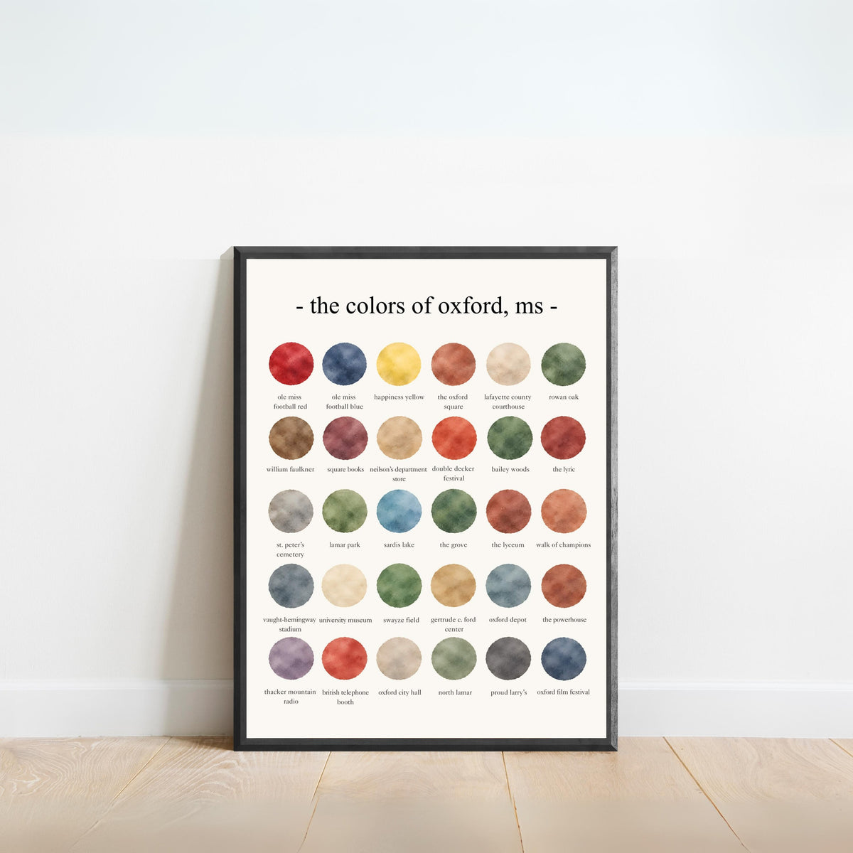 The Colors of Oxford, Mississippi
