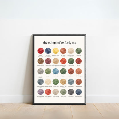 The Colors of Oxford, Mississippi