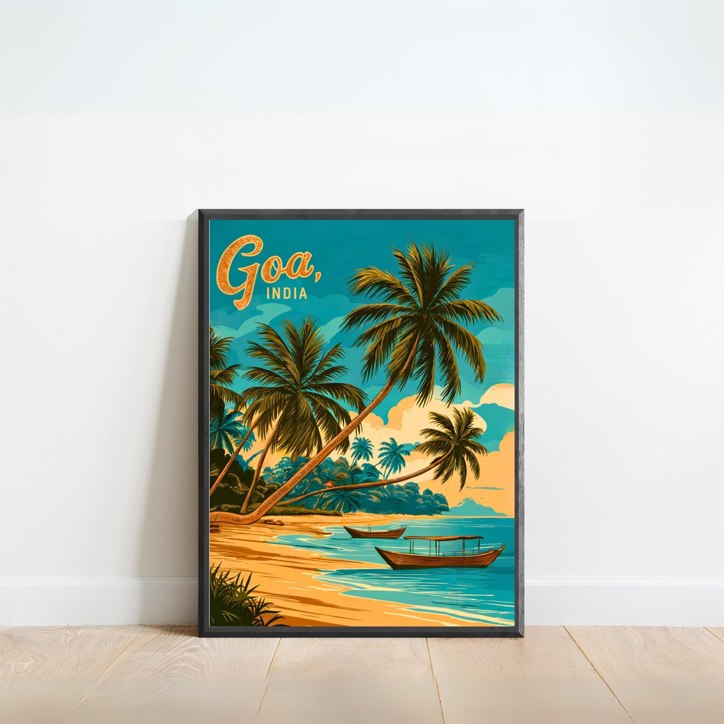 Goa Vintage Travel Poster