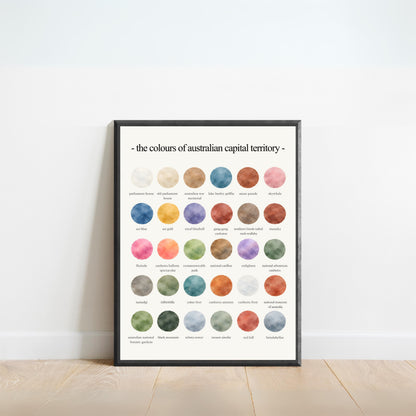 The Colors of Australian Capital Territory
