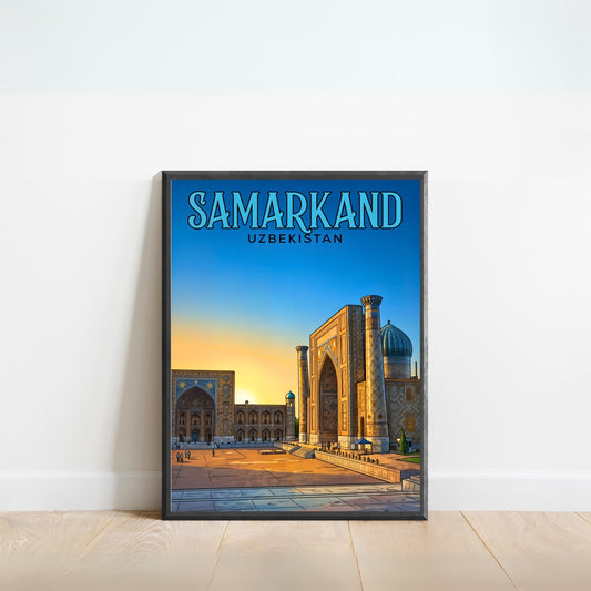 Samarkand Vintage Travel Poster - Timeless