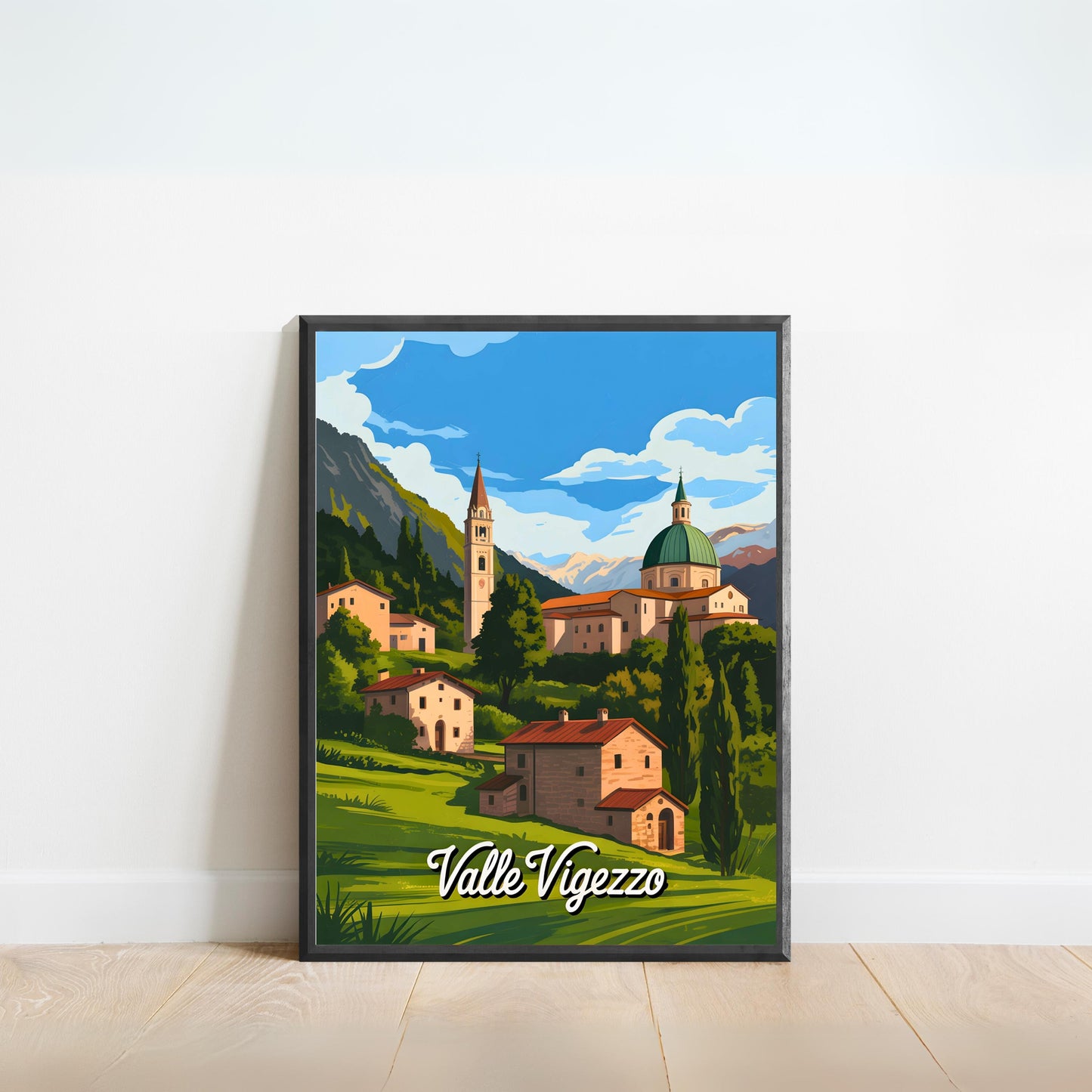 Valle Vigezzo Vintage Travel Poster - Natural Wonders of Italy