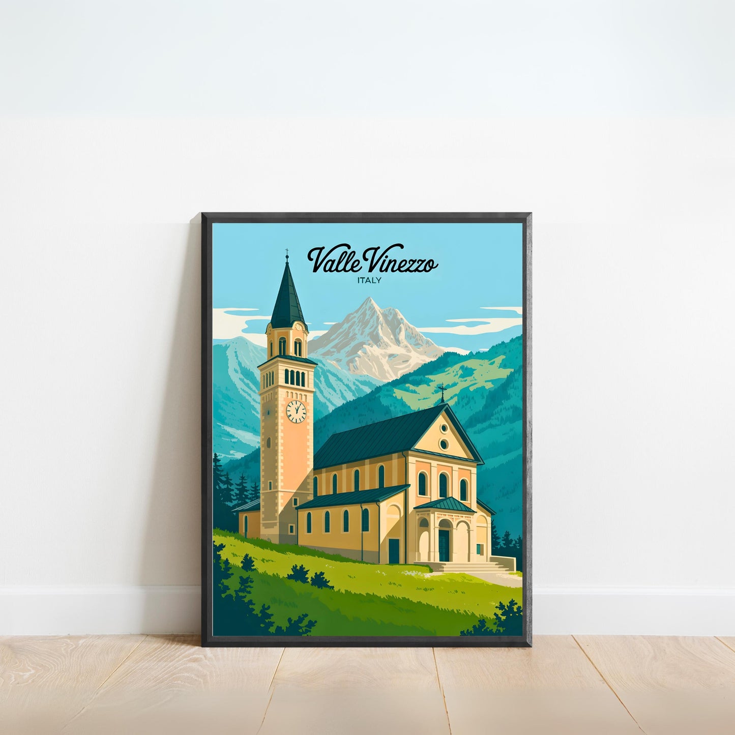 Valle Vigezzo Vintage Travel Poster - Captivating Valley in Italy