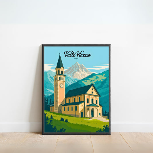 Valle Vigezzo Vintage Travel Poster - Captivating Valley in Italy
