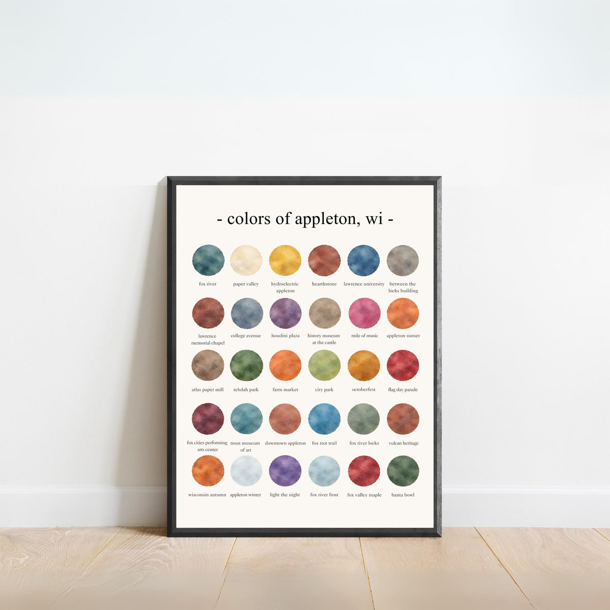 The Colors of Appleton, WI