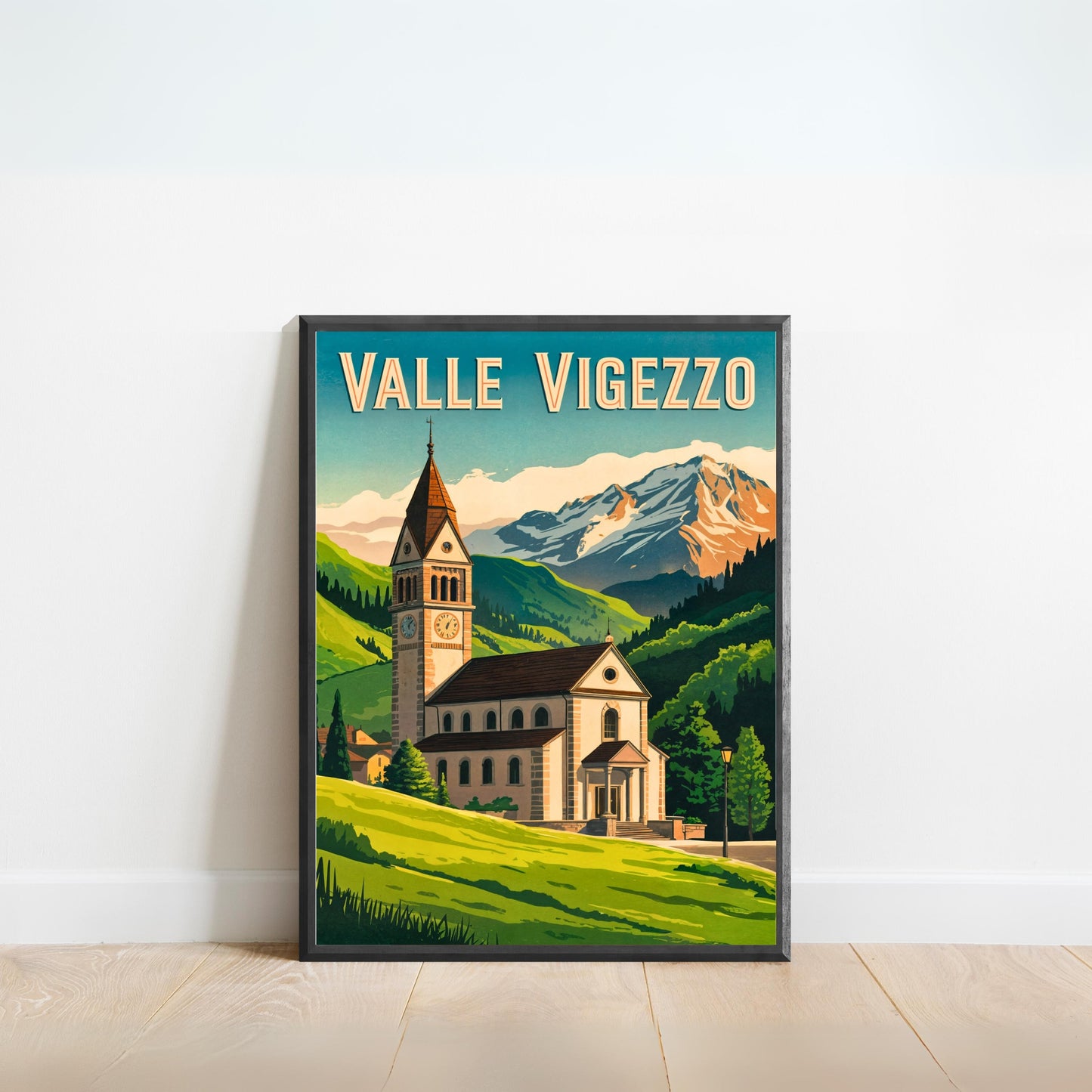 Valle Vigezzo Vintage Travel Poster - Nature’s Masterpiece