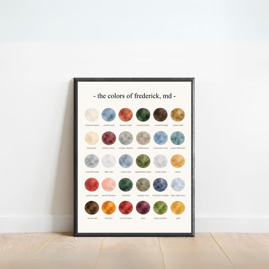 The Colors of Frederick, Maryland