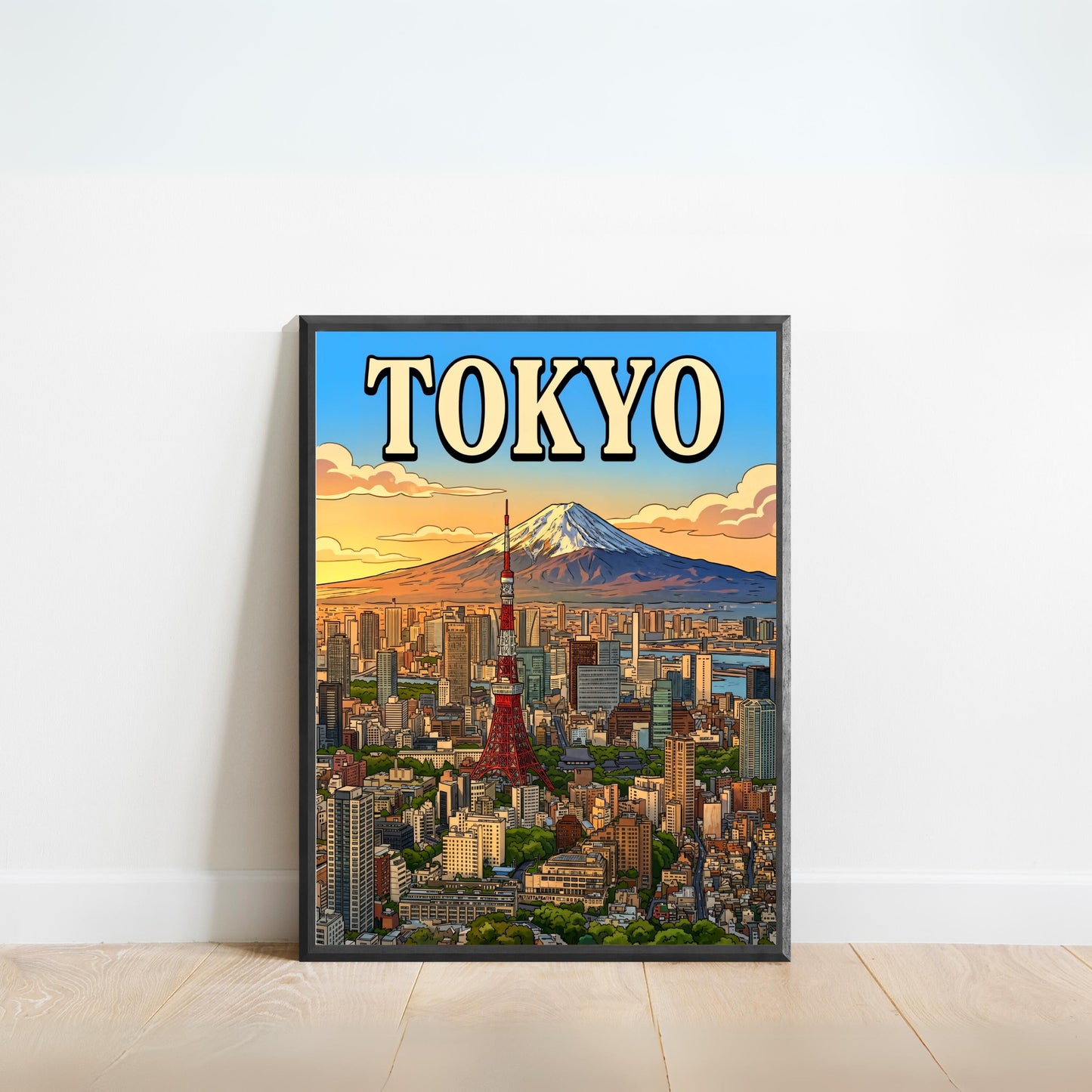 Tokyo Vintage Travel Poster - Japan
