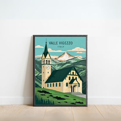 Valle Vigezzo, Italy Vintage Travel Poster - Hidden Treasure