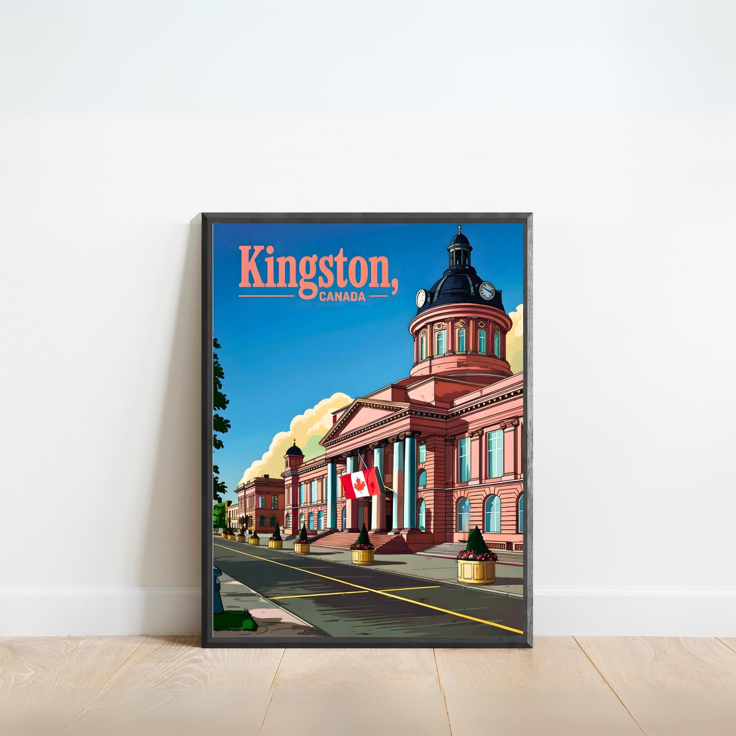 Kingston Vintage Travel Poster - Canada