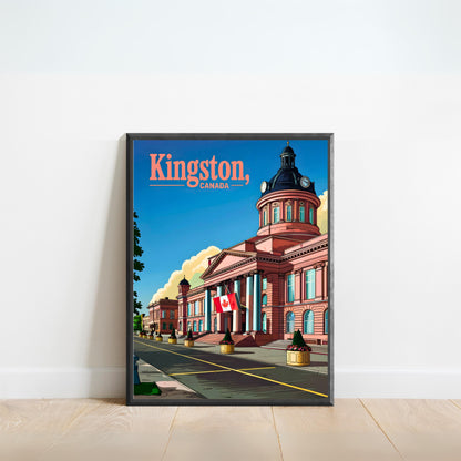Kingston Vintage Travel Poster - Canada
