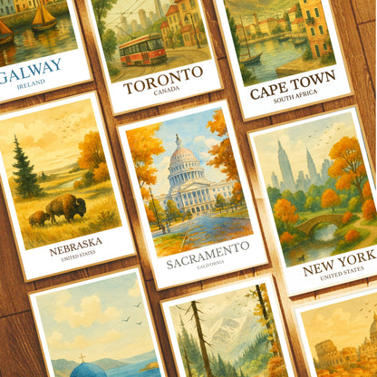 Sacramento, Watercolor design poster, California Print, Sacramento Wall Art