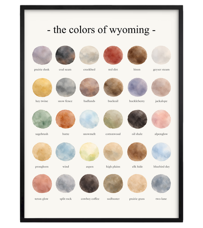 The Colors of Wyoming