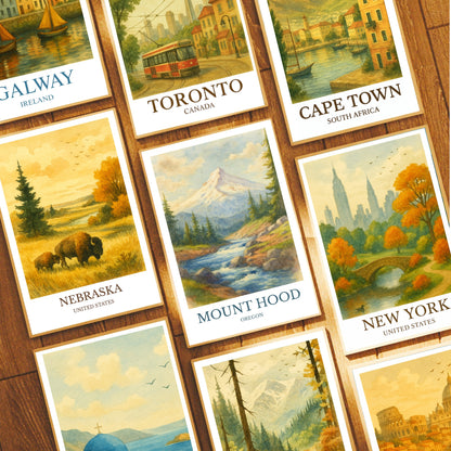 Mount Hood, Watercolor design poster, Oregon Print, Mount Hood Wall Art