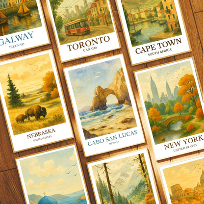 Cabo San Lucas, Watercolor design poster, Mexico Print, Cabo San Lucas Wall Art