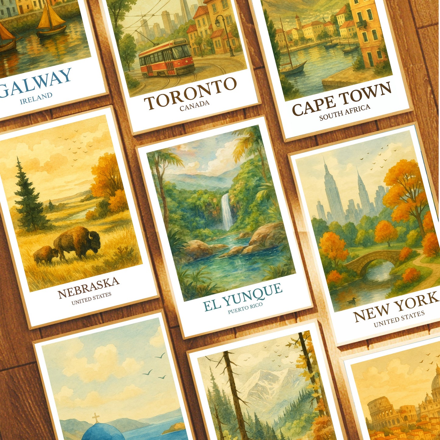 El Yunque National Forest, Watercolor design poster, Puerto Rico Print, El Yunque Wall Art