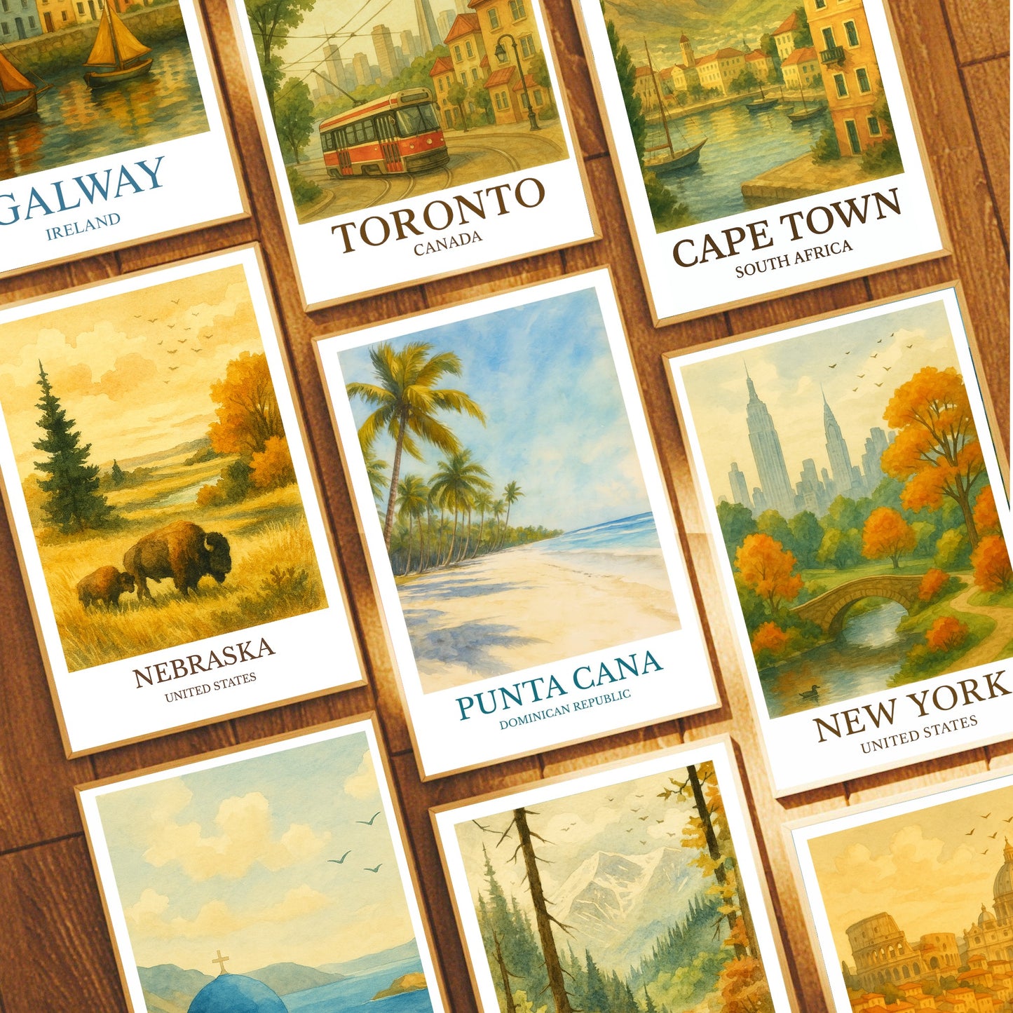 Punta Cana, Watercolor design poster, Dominican Republic Print, Punta Cana Wall Art