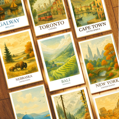 Bali, Watercolor design poster, Indonesia Print, Bali Wall Art