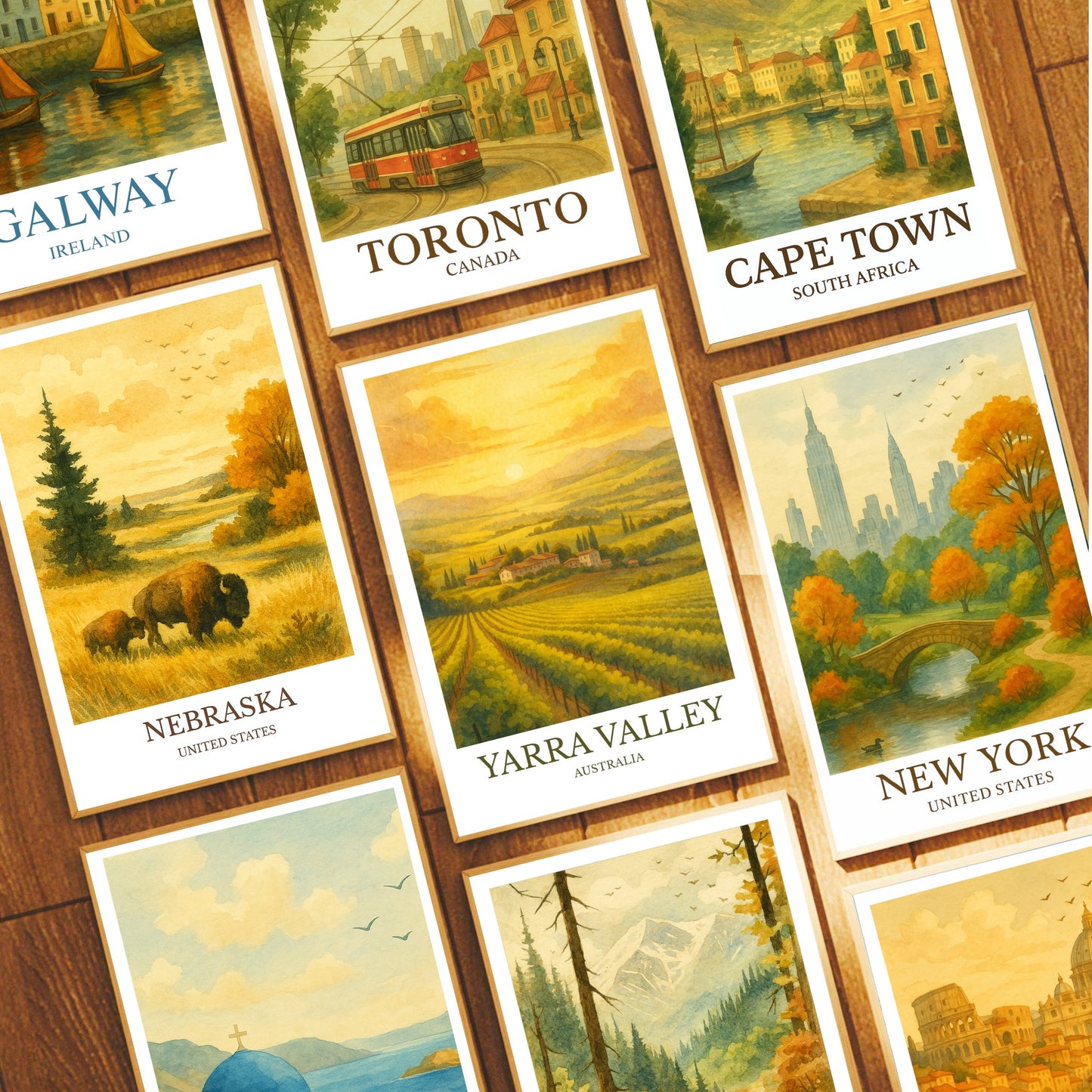 Yarra Valley, Watercolor design poster, Australia Print, Yarra Valley Wall Art