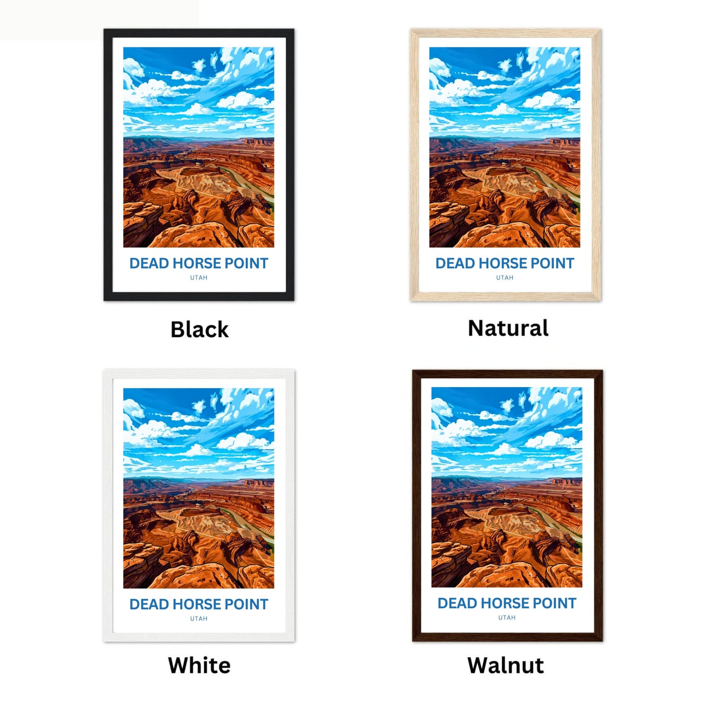 Dead Horse Point Travel Poster - Endless Horizon