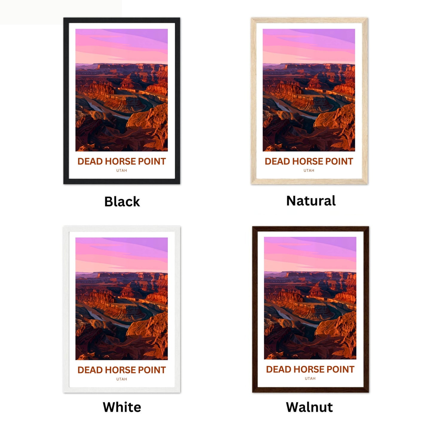 Dead Horse Point Travel Poster - National Park View