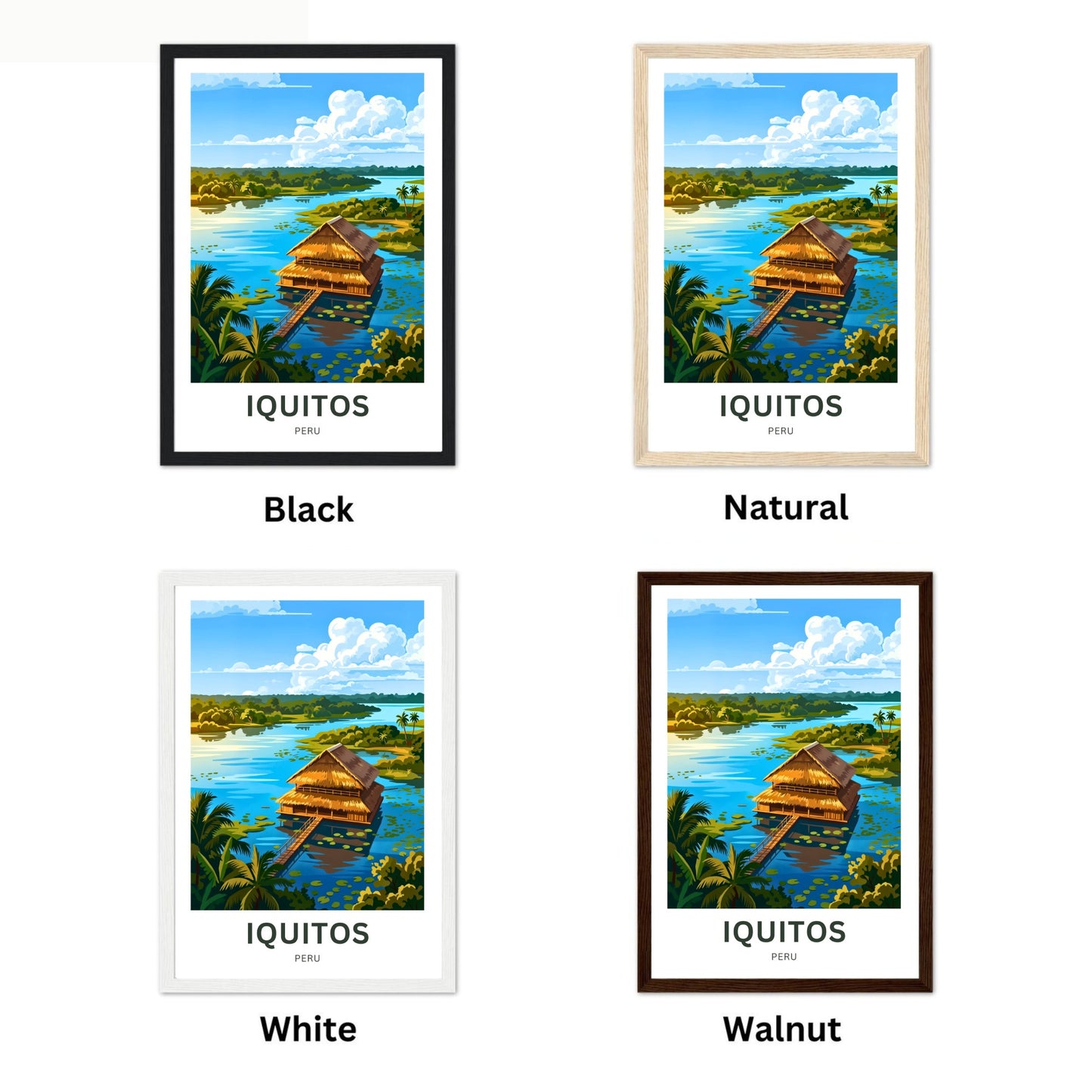Iquitos Travel Poster - Discovery