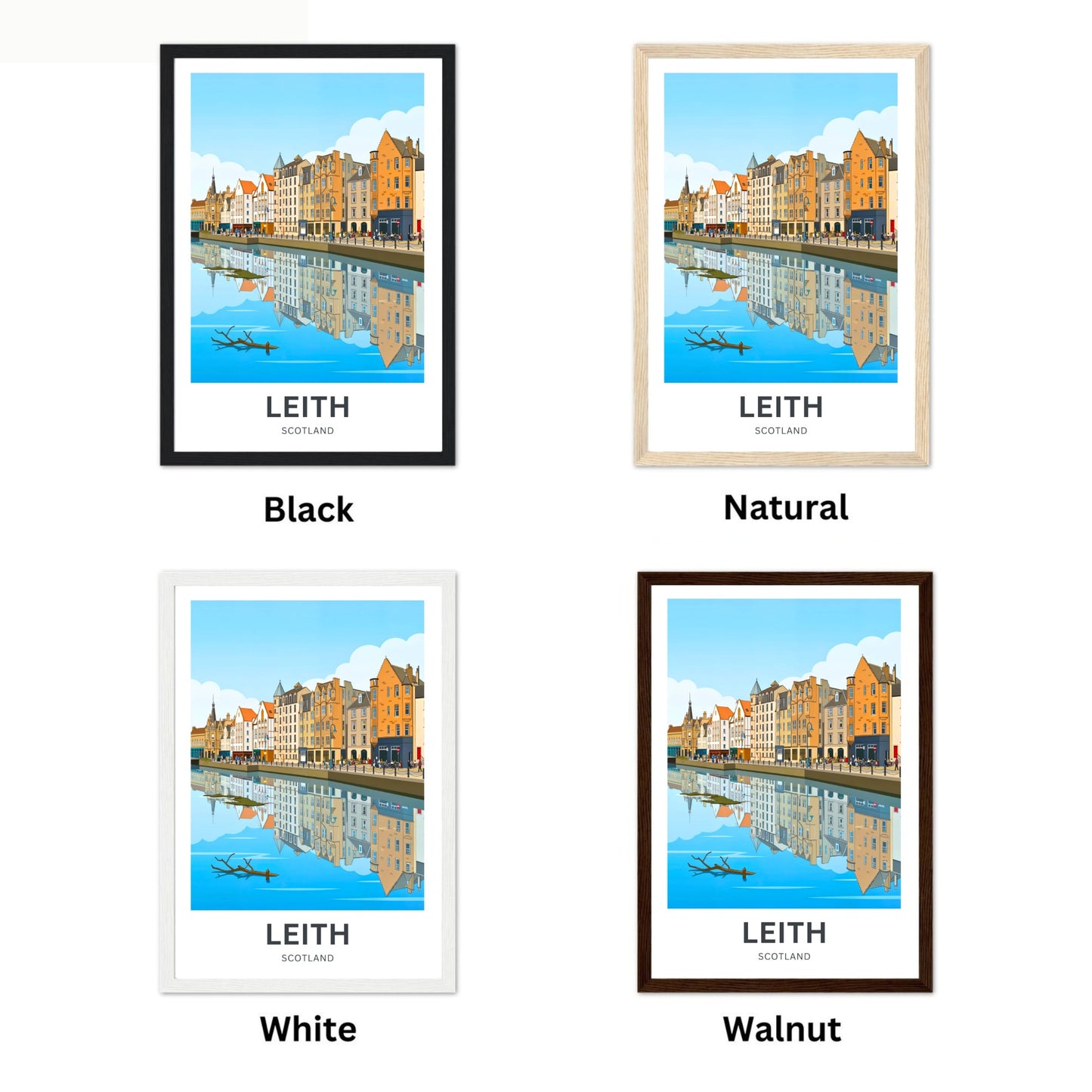 Leith, Edinburgh Travel Poster