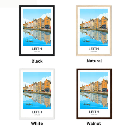 Leith, Edinburgh Travel Poster