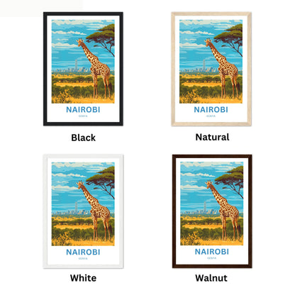 Nairobi Travel Poster - Africa's Wild Capital