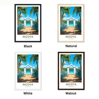 Nicoya, Costa Rica Travel Poster  - Pathway to Paradise