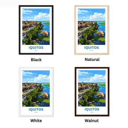 Iquitos Travel Poster -  Biodiversity and Culture