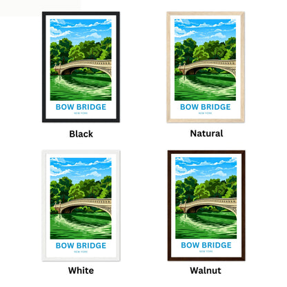 Bow Bridge  Travel Poster - New York