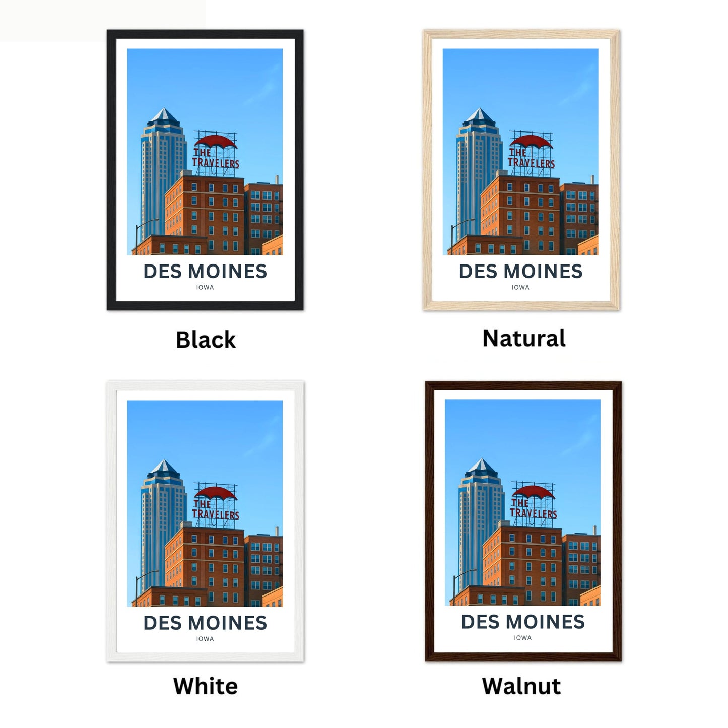 Des Moines Travel Poster