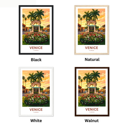Venice, Florida Travel Poster