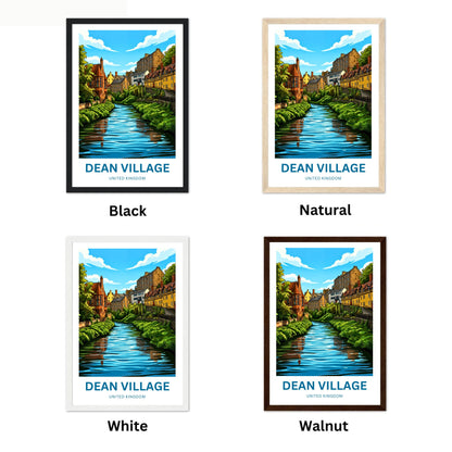 Dean Village Travel Poster - Edinburgh’s Secret Gem