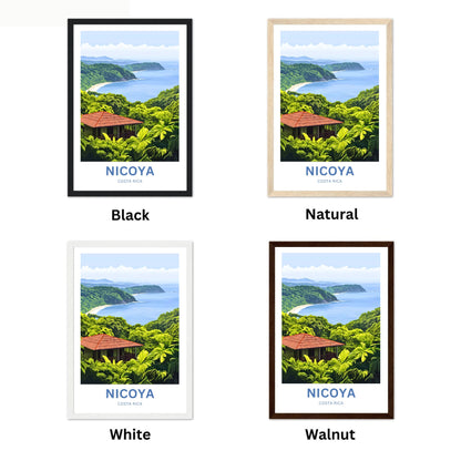Nicoya, Costa Rica Travel Poster  - Captivating Serenity