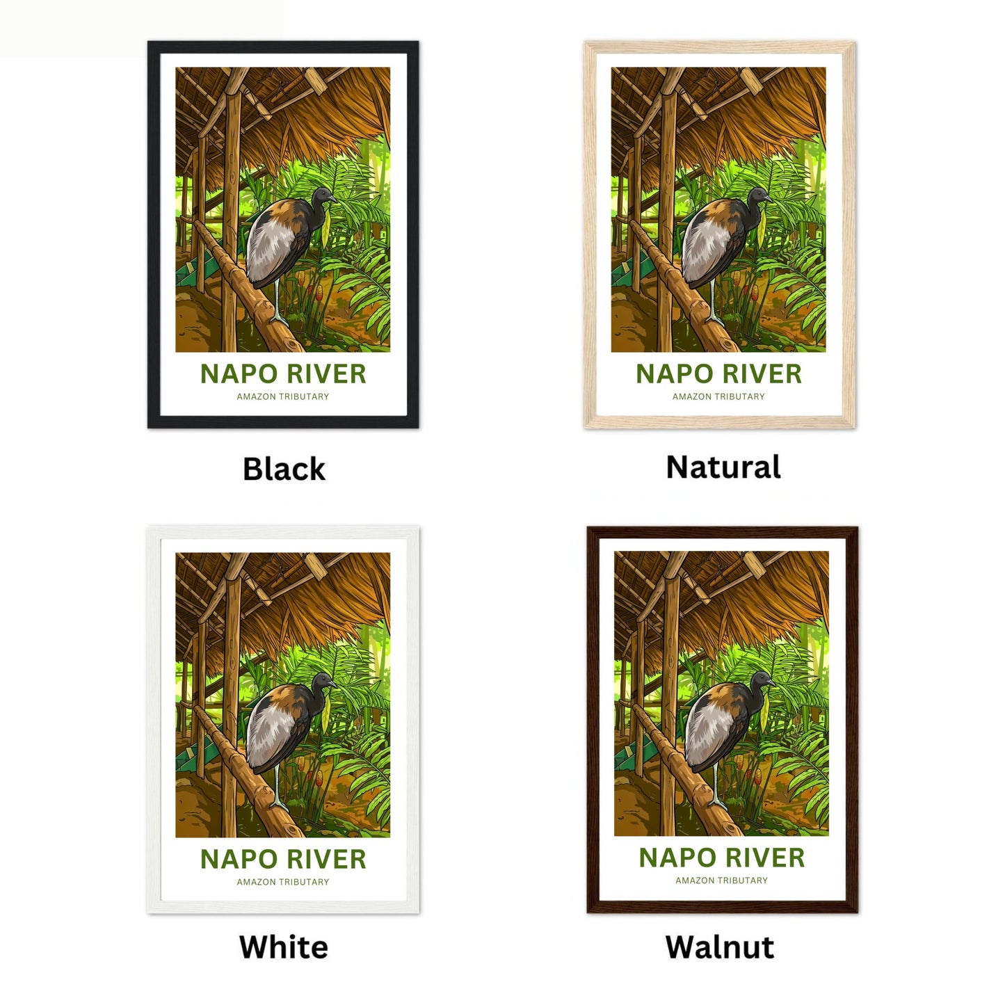 Napo River Travel Poster - Wild Nature