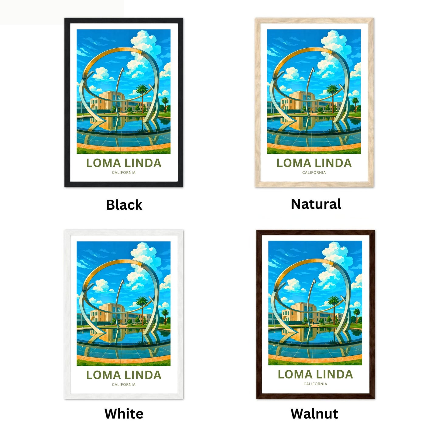 Loma Linda Travel Poster  - Campus University
