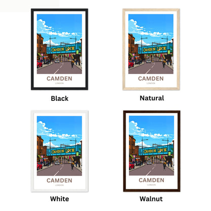 Camden Travel Poster - Street Spirit