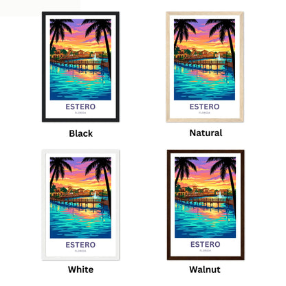 Estero Travel Poster - Coastal Living