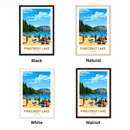 Pinecrest Lake Travel Poster - Summer Gateway