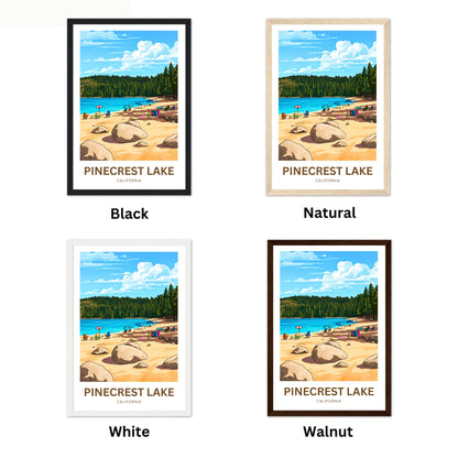 Pinecrest Lake Travel Poster