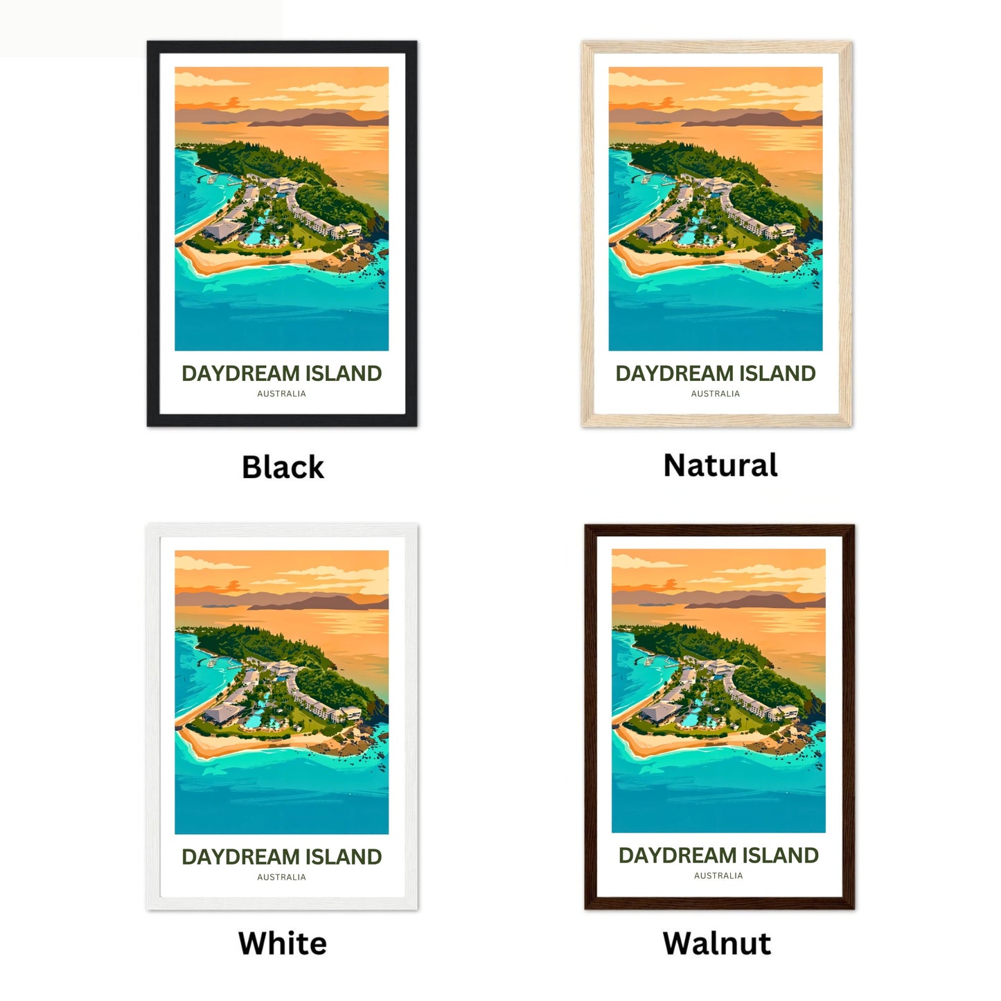 Daydream Island Travel Poster - Whitsunday Gem
