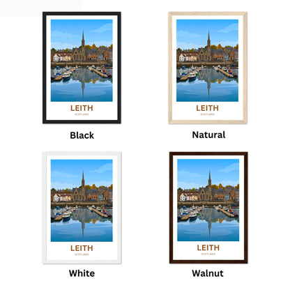 Leith, Waterfront Travel Poster