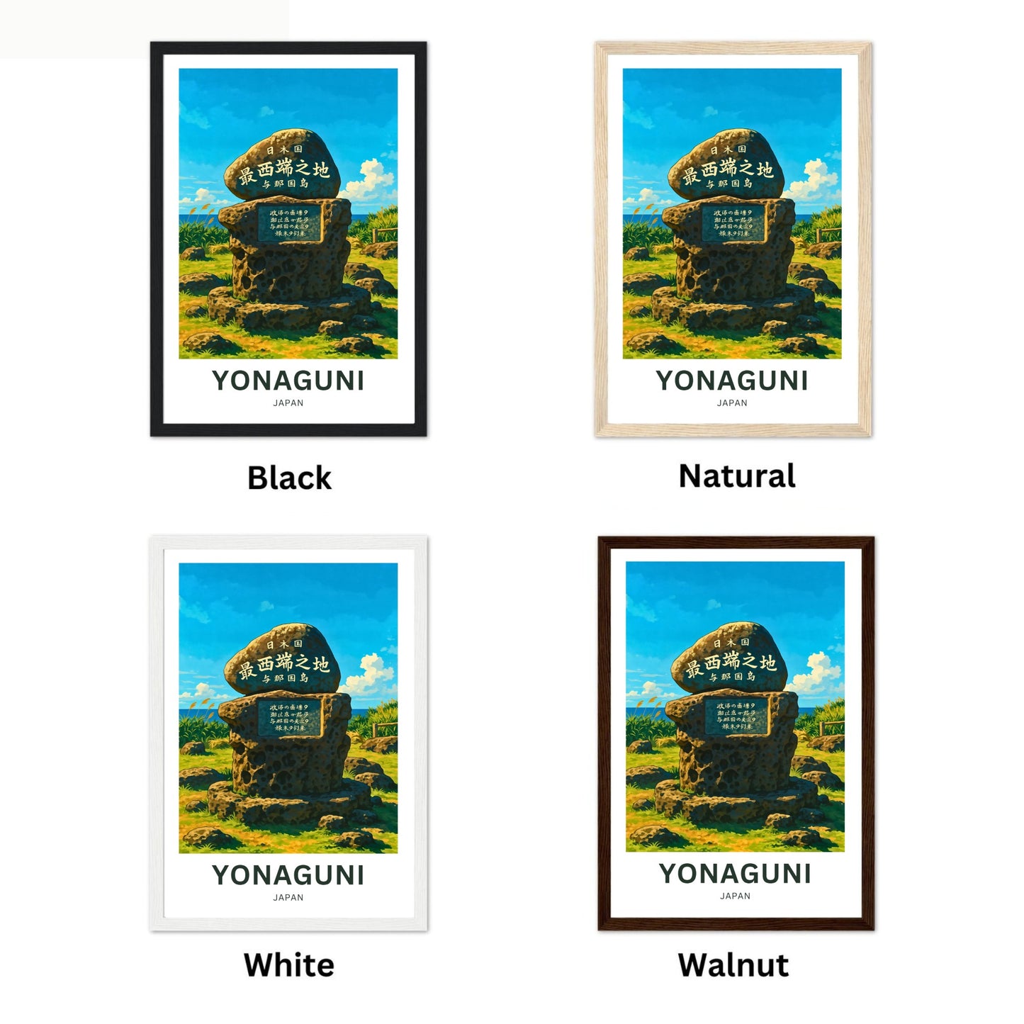 Yonaguni Travel Poster - Japan’s Westernmost Wonder