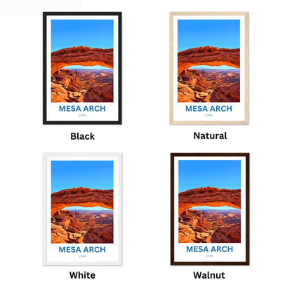 Mesa Arch Travel Poster -   Breathtaking View