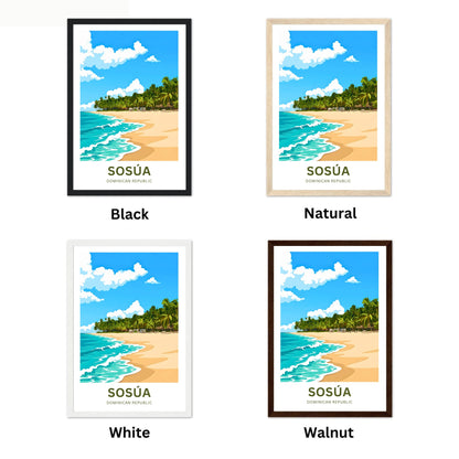 Sosúa Travel Poster - Caribbean dream