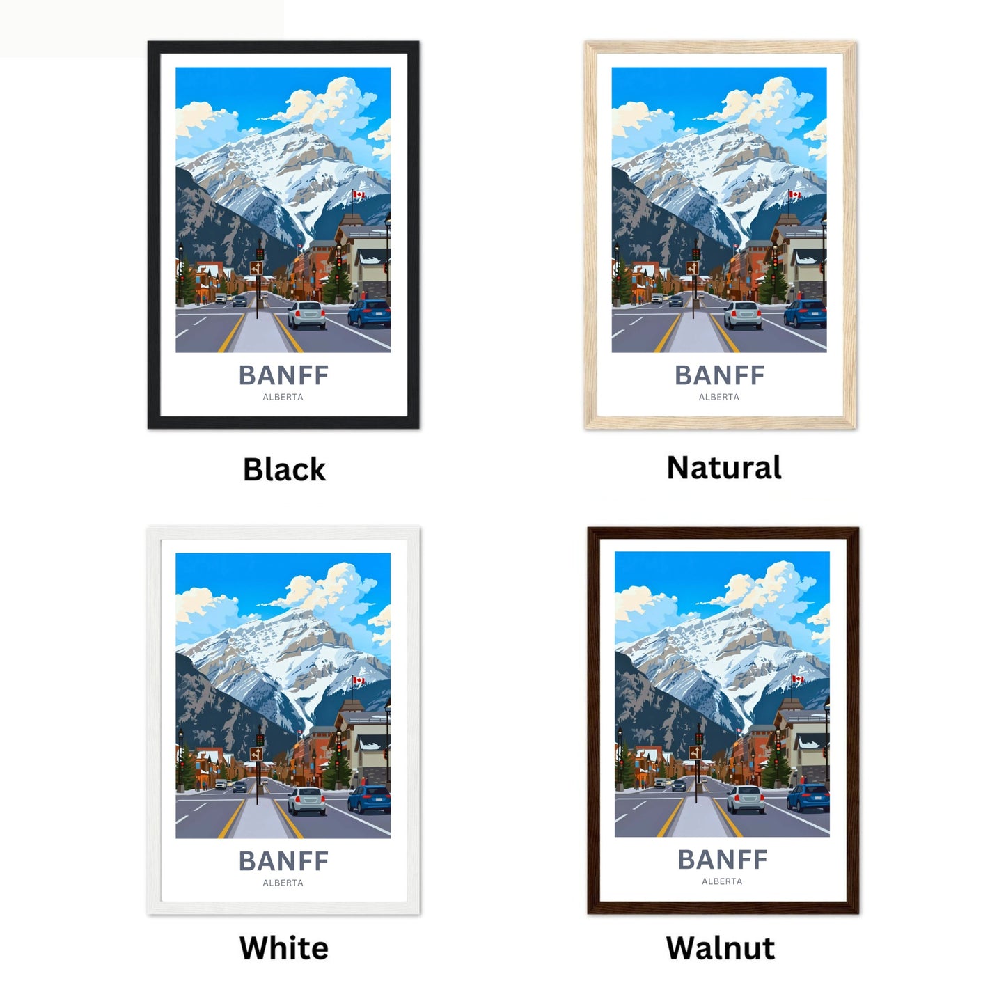 Banff Avenue Travel Poster